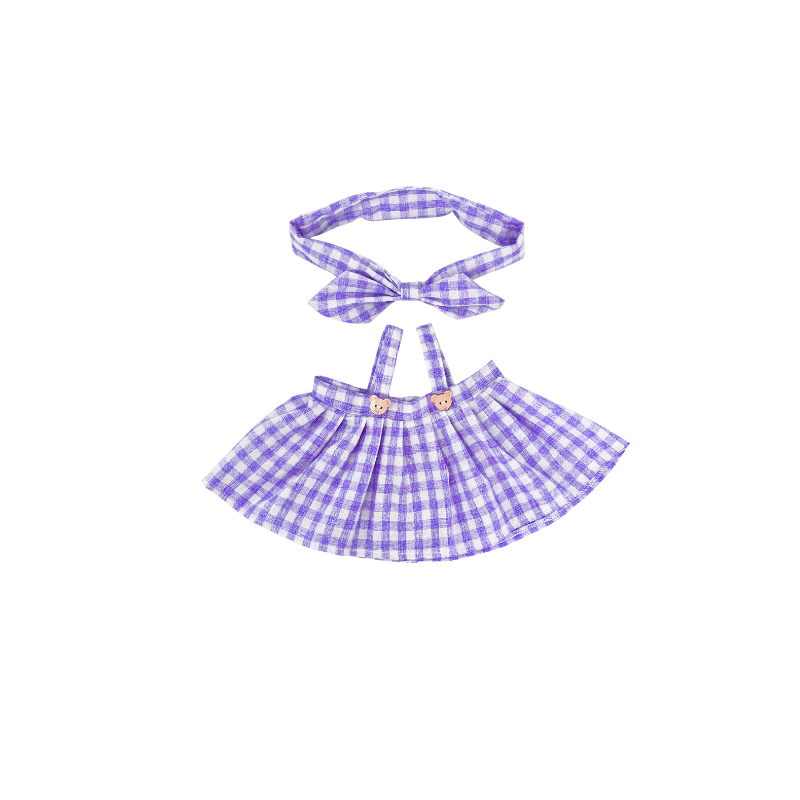 Lavender Purple Dress with Headband Bow