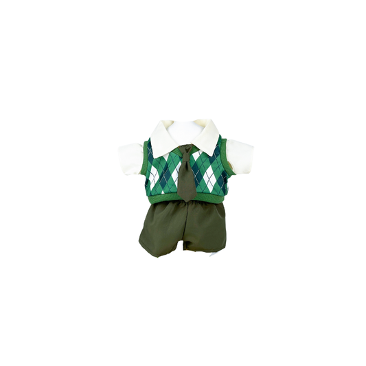 Pants, Shirt, & Vest (Green Tones)