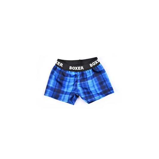 Blue Checkered Boxers