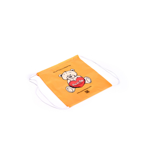 Yellow Reusable Drawstring Bag