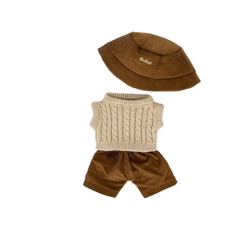 Brown Corduroy Set