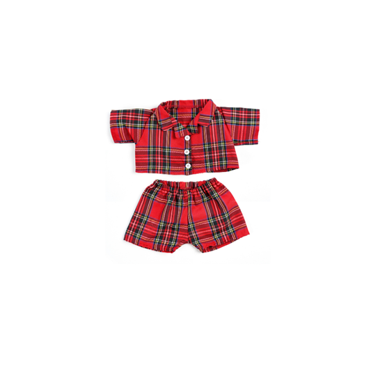 Red Plaid PJ Outfit