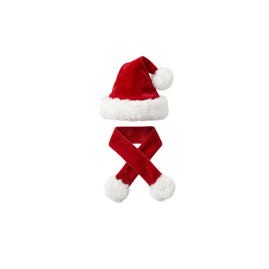 Santa Hat and Scarf