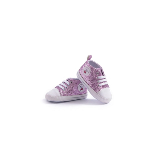 Pink Glitter Sneakers