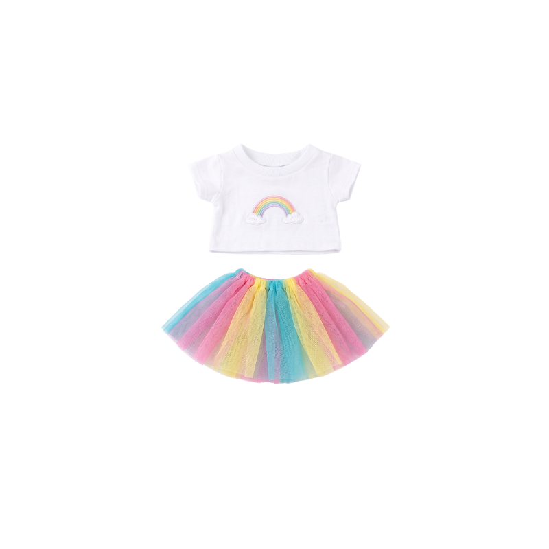 Rainbow Skirt and Shirt